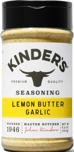 Kinder's® Lemon Butter Garlic Handcrafted Seasoning Perspective: front
