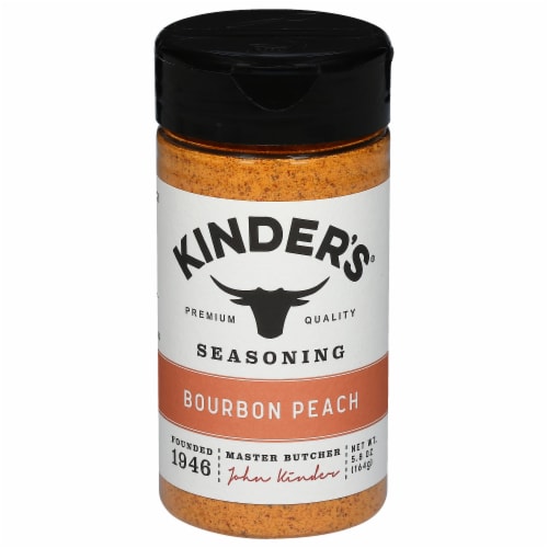 Kinder's® Bourbon Peach Seasoning Perspective: front
