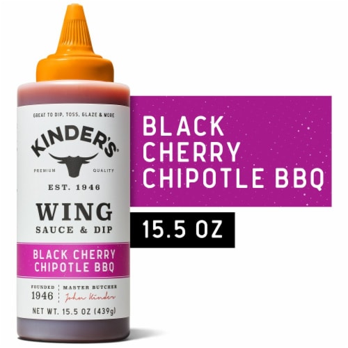 Kinder's® Black Cherry Chipotle Wing Sauce Perspective: front