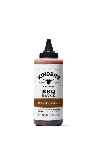 Kinder's® Roasted Garlic BBQ Sauce Perspective: front