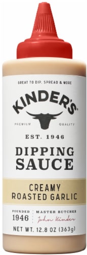 Kinder's® Creamy Roasted Garlic Dipping Sauce Perspective: front