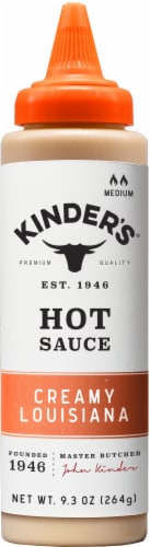 Kinder's Creamy Louisiana Hot Sauce Perspective: front