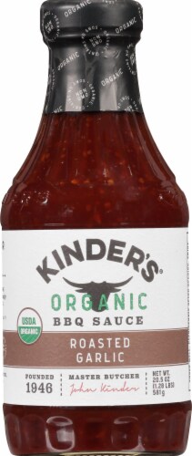 Kinder's Organic Roasted Garlic Bbq Sauce Perspective: front