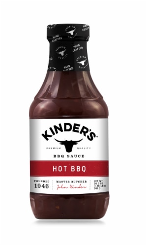 Kinder's® Hot BBQ Sauce Perspective: front