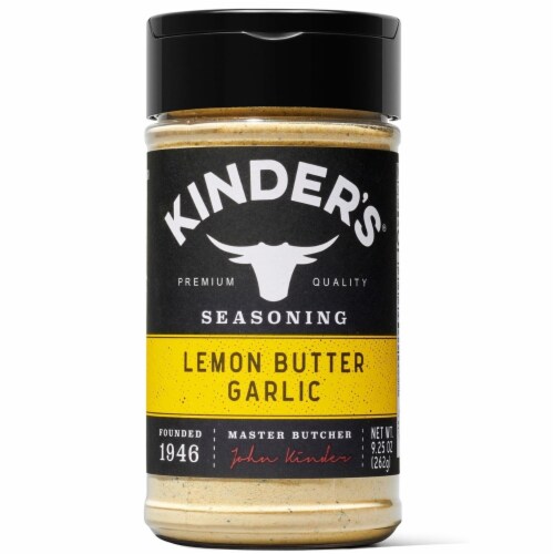 Kinder's Lemon Butter and Garlic Seasoning (9.25 Ounce) Perspective: front