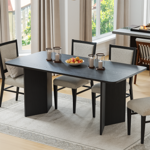 Rectangle table seats 6 2025