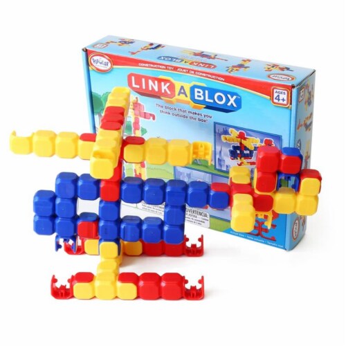 Popular Playthings PPY19200 Linka Blox - 60 Piece Perspective: front