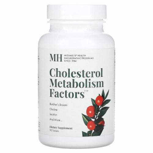 Michael's Naturopathic Cholesterol Metabolism Factors - 90 Tablets Perspective: front