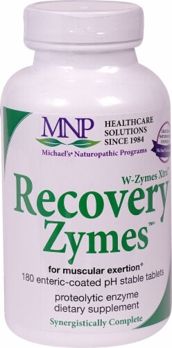 Michael's Naturopathic Programs  W-Zymes Xtra™ Recovery Zymes™ Perspective: front
