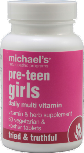 Michaels Pre-teen Girls Daily Multivitamin Perspective: front