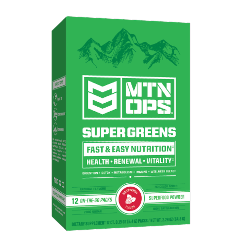 MTN OPS® Raspberry Super Greens Perspective: front