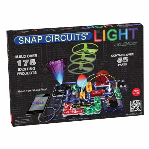 Elenco Snap Circuits LIGHT Perspective: front