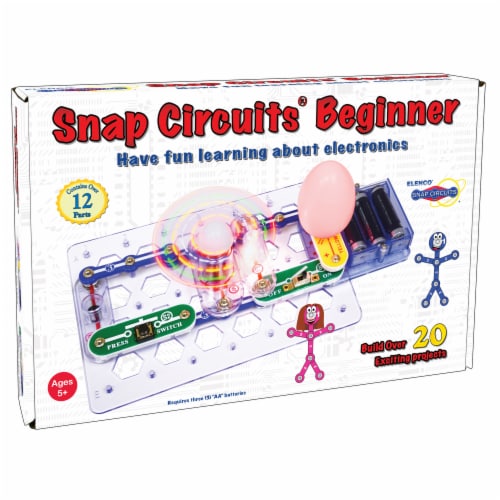 Elenco Snap Circuits Beginner Electronics Exploration Kit EE-SCB20 Perspective: front