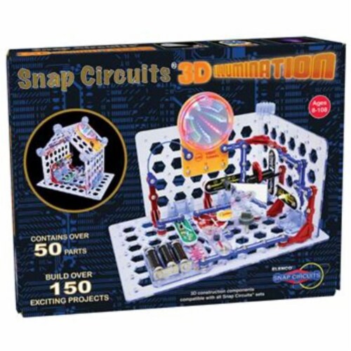 Elenco Electronics EE-SC3DI Snap Circuits - 3D Illumination Perspective: front