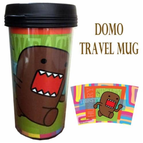 Precious Kids 81010 Domo 15 oz. Plastic Travel Mug Perspective: front