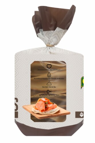 Charras Traditional Baked Corn Tostadas Perspective: front