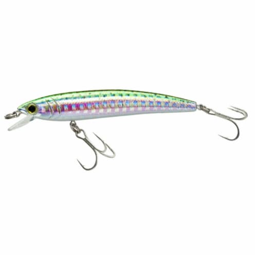 Yo-Zuri Pins Minnow 2 3/4" 1/8oz Rainbow Trout Lure Perspective: front