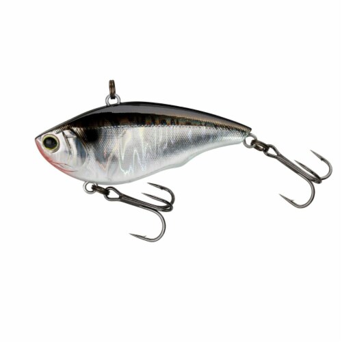 Yo-Zuri R1423 CSBL Yo-Zuri RattlN Vibe One Knock Sinking 2.5in Black Silver Perspective: front