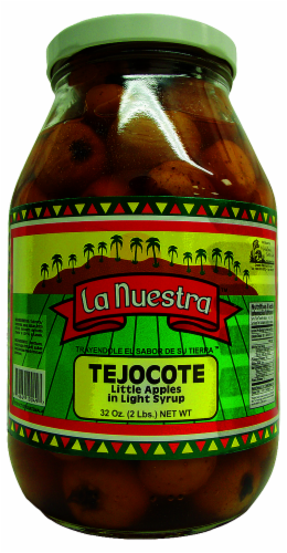 La Nuestra Tejocote Apples in Light Syrup Perspective: front