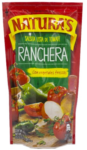 Natura's Salsita Lista De Tomate Ranchera Perspective: front
