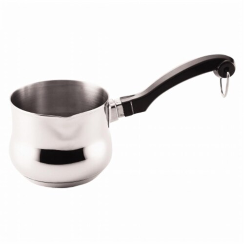 Melting Pot .625-Quart Butter Warmer  Stainless Steel Perspective: front