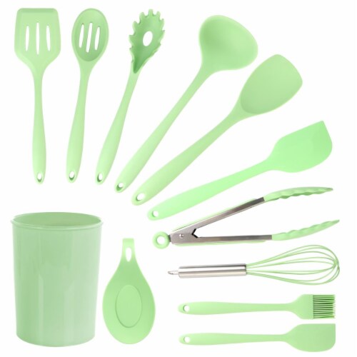 Mint Green Silicone Cooking Utensils, (Set of 12) Mint Green Silicone Cooking Utensils, (Set of 12)