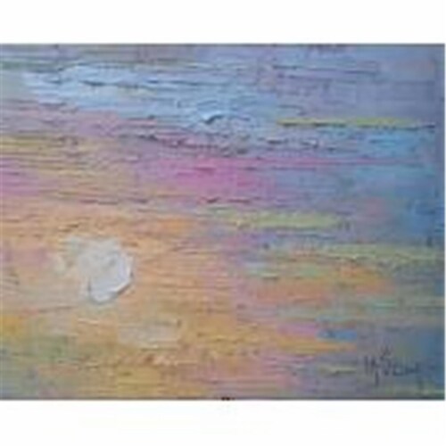 18 x 24 in. Sky Music Planked Wood Wall Decor by Carol Schiff, Multicolor Perspective: front