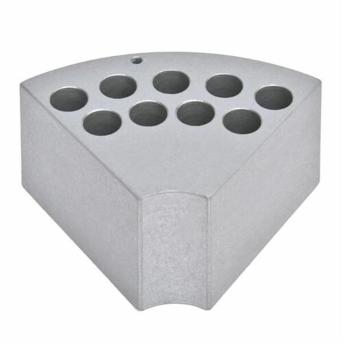 12 mm Sectional Block Test Tubes for Lab Perspective: front