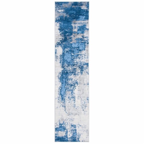 2 x 4 ft. Jasper Contemporary Runner Rug, Blue & Ivory, 1 Kroger
