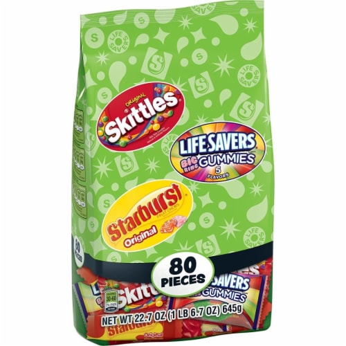 SKT Starburst & Lifesavers Candy Bag Perspective: front
