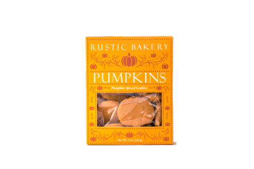 Rustic Bakery Pumpkin Spice Cookies Perspective: front