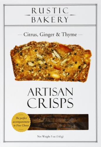 King Soopers Rustic Bakery Citrus Ginger Thyme Artisan Crisps 5 Oz