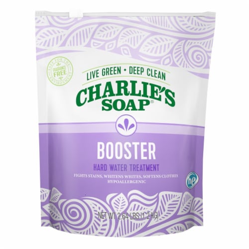 Charlie's Soap® Booster and Hard Water Treatment Perspective: front