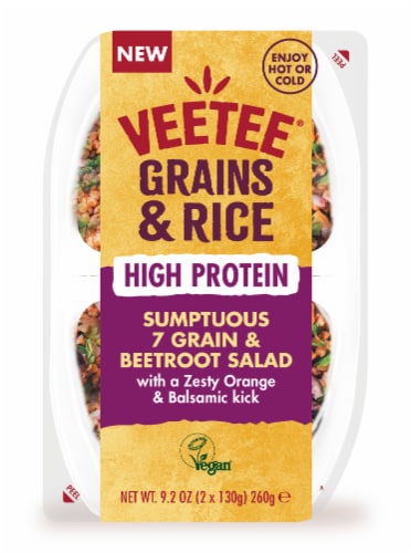 Sumptuous 7 Grains & Beetroot Salad with Orange and Balsamic Dressing Perspective: front