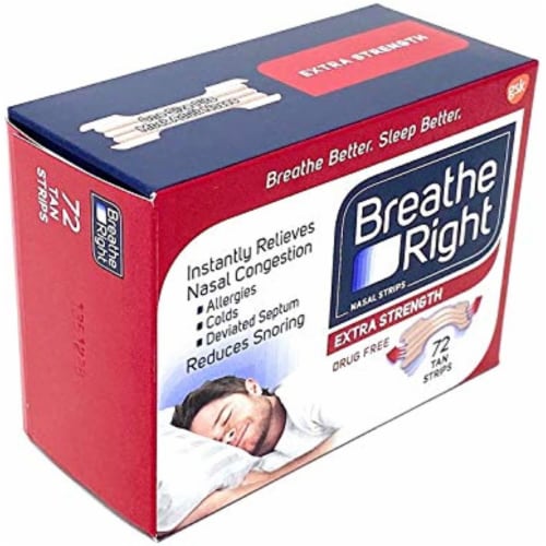 Breathe Right® Extra Strength Clear Nasal Strips, 26 ct - Kroger