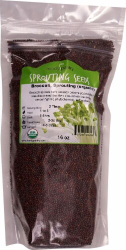 Handy Pantry  Organic Broccoli Sprouting Seed Perspective: front