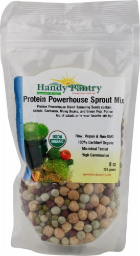 Handy Pantry Organic Protein Powerhouse Sprout Mix Perspective: front