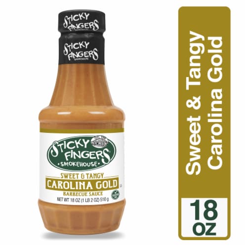 Sticky Fingers® Smokehouse Sweet & Tangy Carolina Gold BBQ Sauce Perspective: front