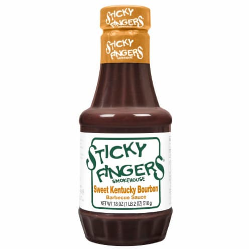 Sticky Finers® Smokehouse Sweet Kentucky Bourbon Barbecue Sauce Perspective: front