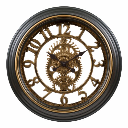 La Crosse Technology Gears Wall Clock Perspective: front