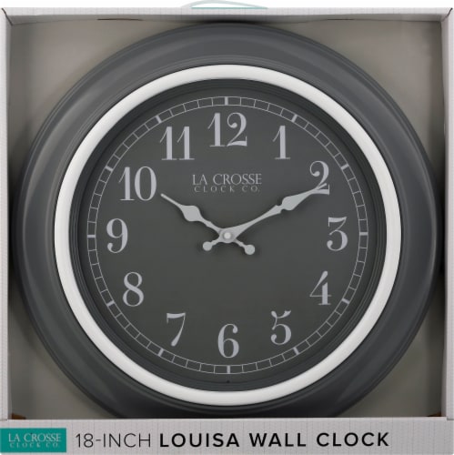 La Crosse Clock Company Louisa Wall Clock Perspective: front