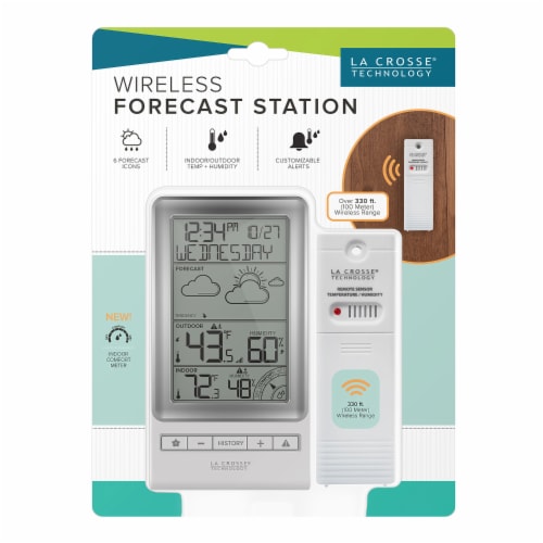 La Crosse Technology® Wireless Forecast Station Perspective: front
