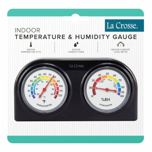 Indoor Outdoor Thermometer 2 in 1 Temperature Humidity Gauge Analog  Hygrometer for Indoor Outdoor. 