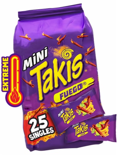 Takis Blue Heat 9.9 oz Sharing Size Bag, Hot Chili Pepper Rolled