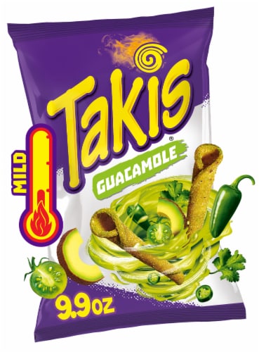 Takis Guacamole Guacamole Rolled Tortilla Chips Perspective: front