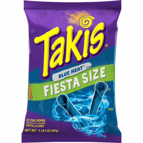 Takis® Blue Heat® Fiesta Size Tortilla Chip Rolls Perspective: front