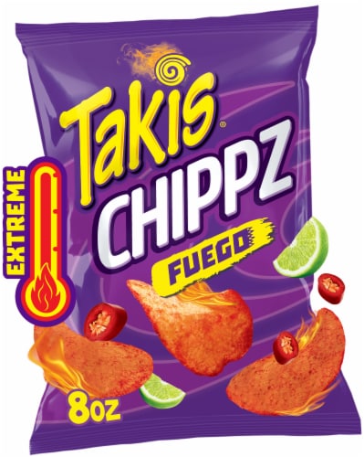 Takis® Fuego Hot Chili Pepper & Lime Tortilla Chips, 4 oz - Kroger