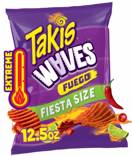 Takis Fuego Rolled Spicy Tortilla Chips, Hot Chili Pepper Lime Flavored Hot  Chips, 20 Ounce Fiesta Size Bag