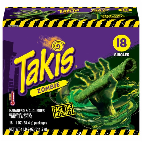 Takis® Zombie Habanero & Cucumber Multipack Perspective: front