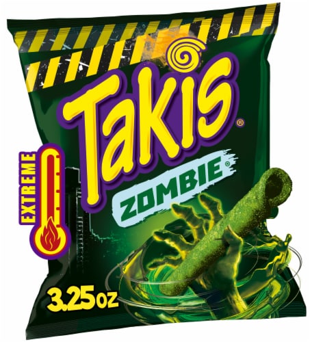 Takis Zombie Habanero & Cucumber Rolled Tortilla Chips Perspective: front